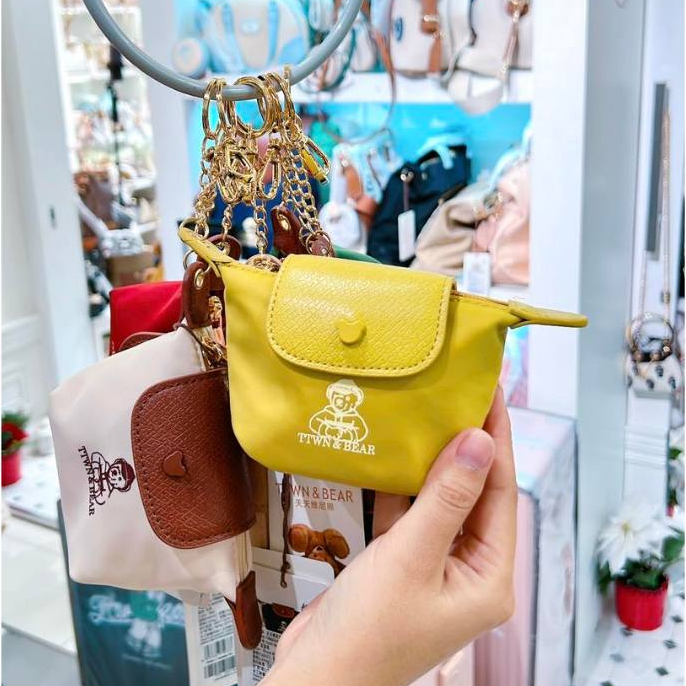 TTWN BEAR กระเป๋าใส่เหรียญใบเล็กน้องหมี แบรนด์แท้ พร้อมส่ง