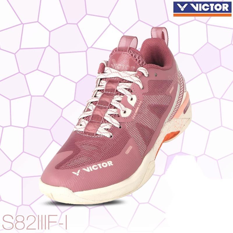 【 ของแท้ 💯% 】รองเท้าแบดมินตันสตรี วิคเตอร์ S82III สี Dusty Rose (S82IIIF-I)