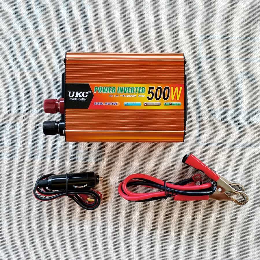 เครื่องแปลง ไฟแบตเตอรี่12V เป็นไฟฟ้าบ้าน 220V Inverter อินเวอร์เตอร์ 500 watt 2V to 220V. ราคาถูก - รูปที่ 2