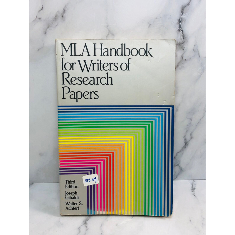 MLA Handbook for Writers of Research Papers (033-69)