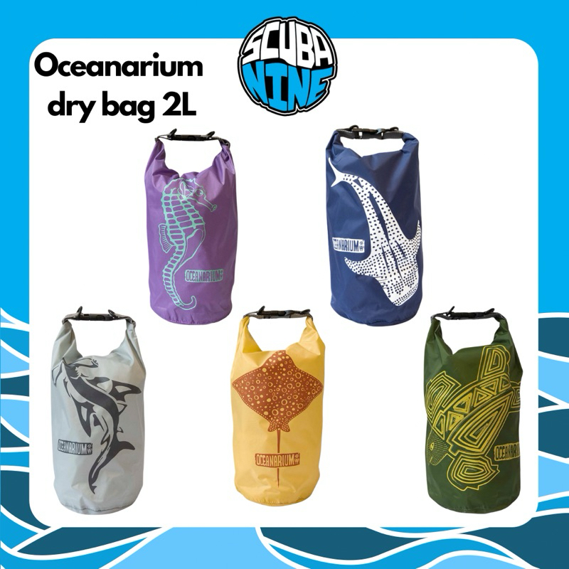 oceanarium กระเป๋ากันน้ำ ขนาด 2L น้ำหนักเบา ใส่โทรศัพท์ กระเป๋าตังค์ได้สบายๆ