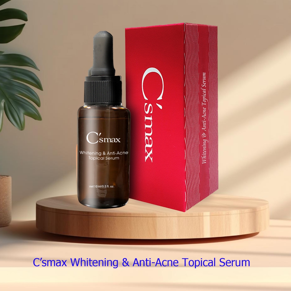 C’smax Whitening & Anti-acne Topical Serum 10ml(*ของแท้100% * เลขที่ อย.10-2-5977032)