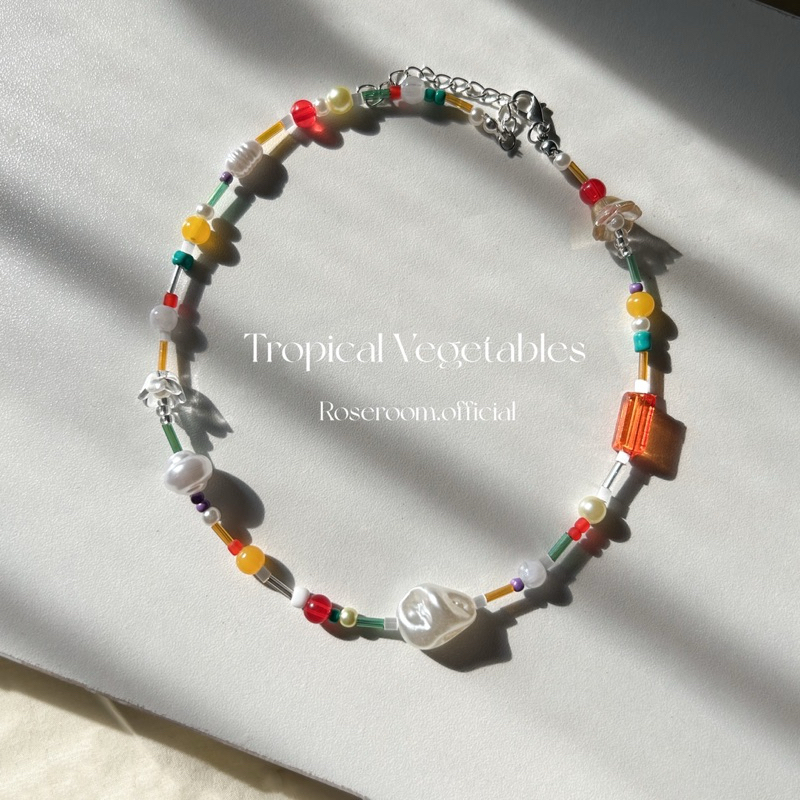 New ! สร้อยคอลูกปัด (พร้อมส่ง) Collections “ Tropical vegetables “