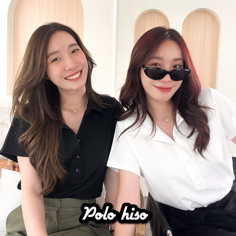 ranfafaet_kloset ส่งต่อ>> เสื้อโปโลสีดำ