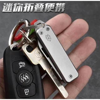 T3 MINI มีดพับกลางแจ้งขอบความแข็งสูง Camping Self-Defense มีดของขวัญผลไม้มีดเปิดกล่องเครื่องมือจี้