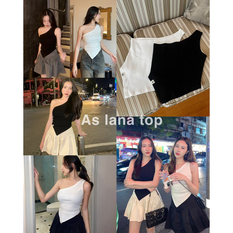 As lana top เสื้อเบี่ยงข้างเดี่ยว