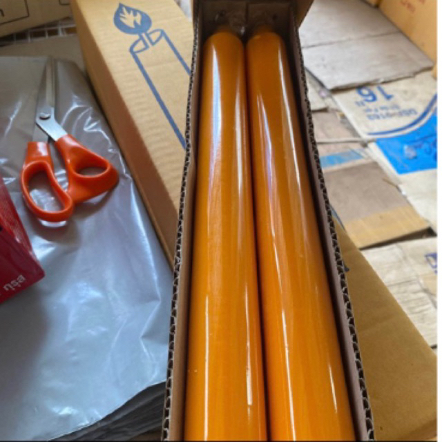 (ราคาค่ะส่ง 90.-) เทียนพรรษา เทียนคู่ ขนาด3.5*41 ซม. (บรรจุ 2 เล่ม) คละยี่ห้อ สั่งได้ไม่เกิน 20คู่ - รูปที่ 6