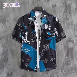 Yoonik เสื้อเชิ้ต แขนสั้น ใส่สบาย ระบายอากาศได้ดี ใส่ได้ทั้งผู้หญิงและผู้ชาย