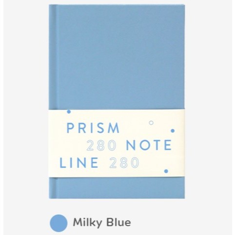 Prism Hard Cover Note 280 (Line) สมุดโน้ตปกแข็ง แบบมีเส้น นำเข้าจากเกาหลี