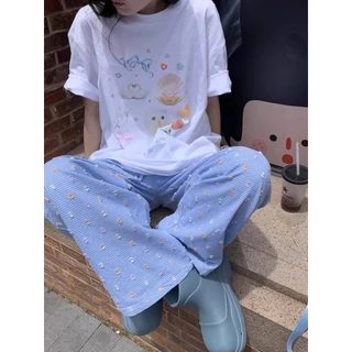 (จัดส่งตลอด 24 ชั่วโมง）Angle Official เสื้อยืดผู้หญิง Oversize เสื้อแขนสั้น ซัมเมอร์ เกาหลี มินิมอล ผ้านุ่ม T28
