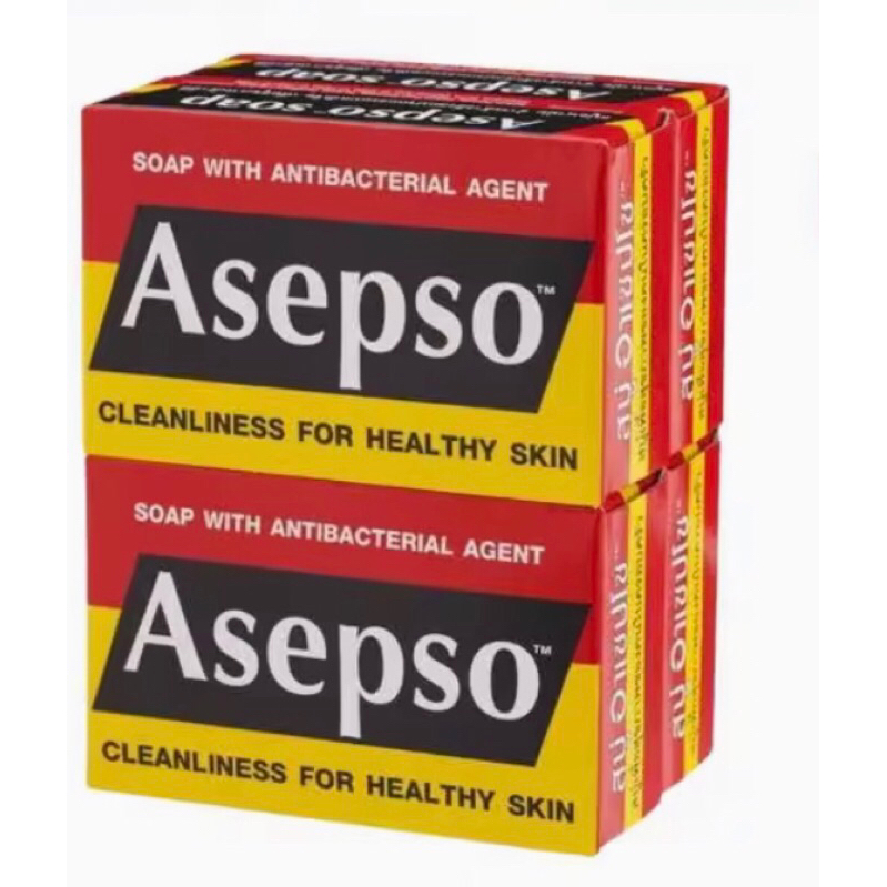 (แพ็ค 4 ก้อน)Asepso Soap อาเซปโซ สบู่