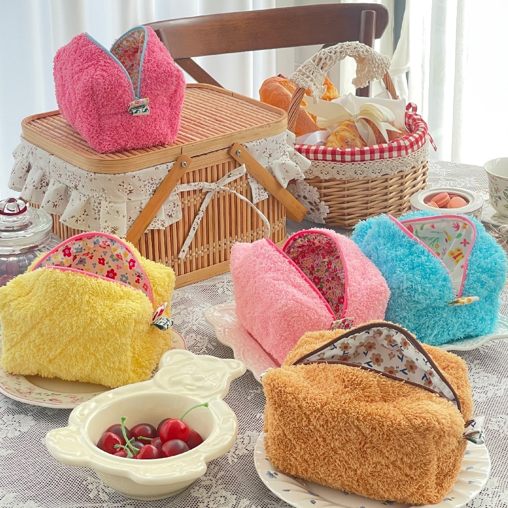 macaron mini pouch bag - miss.girls กระเป๋าเครื่องสำอาง กระเป๋าใส่ของจุกจิก