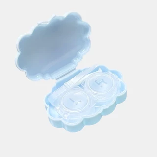 2ชิ้นลด10บาท Sweet bubbles กล่องใส่คอนแทคเลนส์ ข้างในมีตลับและที่คีบ Contact Lens Case