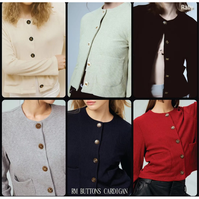พร้อมส่ง ใช้โค้ด 20% 30% ได้ Rally : Buttons Cardigan New in pack