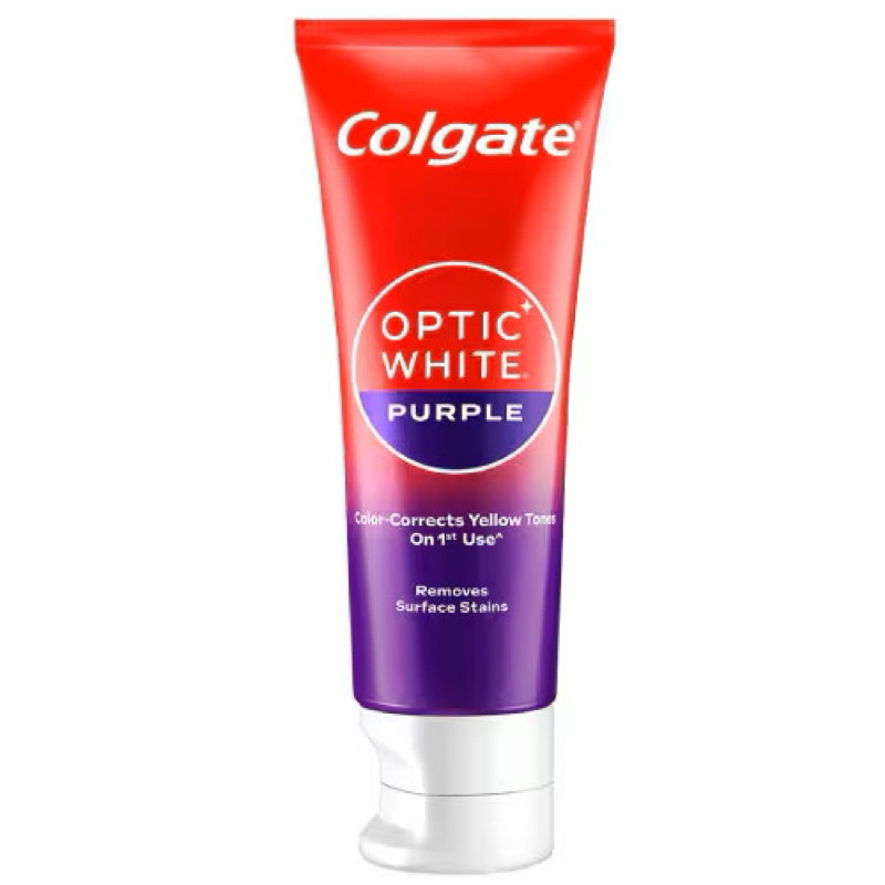 Colgate optic white purple คอลเกต ยาสีฟัน อ๊อพติค ไวท์ เพอร์เพิล ยาสีฟันม่วง 100กรัม