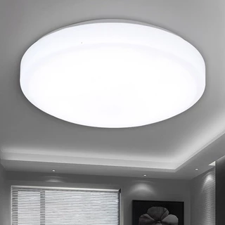 KKsafe โคมไฟเพดาน โคมซาลาเปา 24W 36W 48w LED ทรงกลม สำเร็จรูปพร้อมหลอด โคมไฟ LED แสง DAYLIGHT