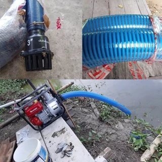 ท่อดูดน้ำ 1.5นิ้ว ท่อดูดน้ำสีฟ้า สายดูดน้ำ ท่อส่งน้ำPVC ความยาว 6-24เมตร