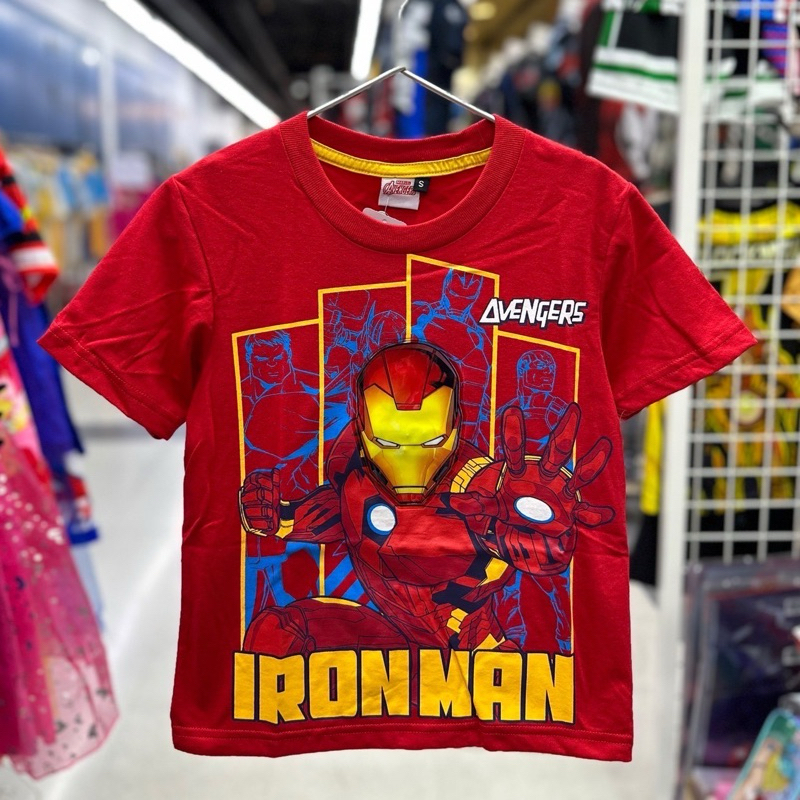 เสื้อSuper hero มีไฟกระพริบผ้าคอตต้อนลายลิขสิทธิ์แท้