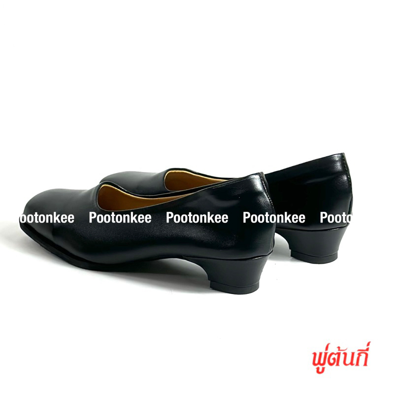 Will To  รุ่น 507 รองเท้าคัชชูผู้หญิง รองเท้านักศึกษา สีดำ สูง 1 นิ้ว ไซส์ 35-46 ของเเท้ พร้อมส่ง