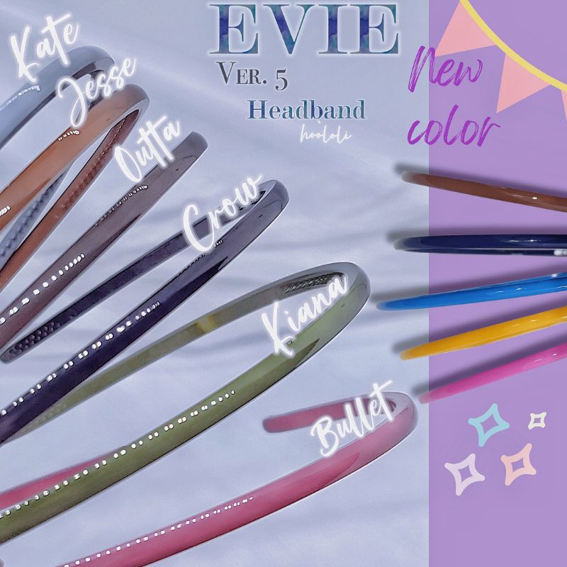 ✨️สีใหม่มาเพิ่ม HO'OLOLI HEADBAND : ⭐️ EVIE HEADBAND VER. 5