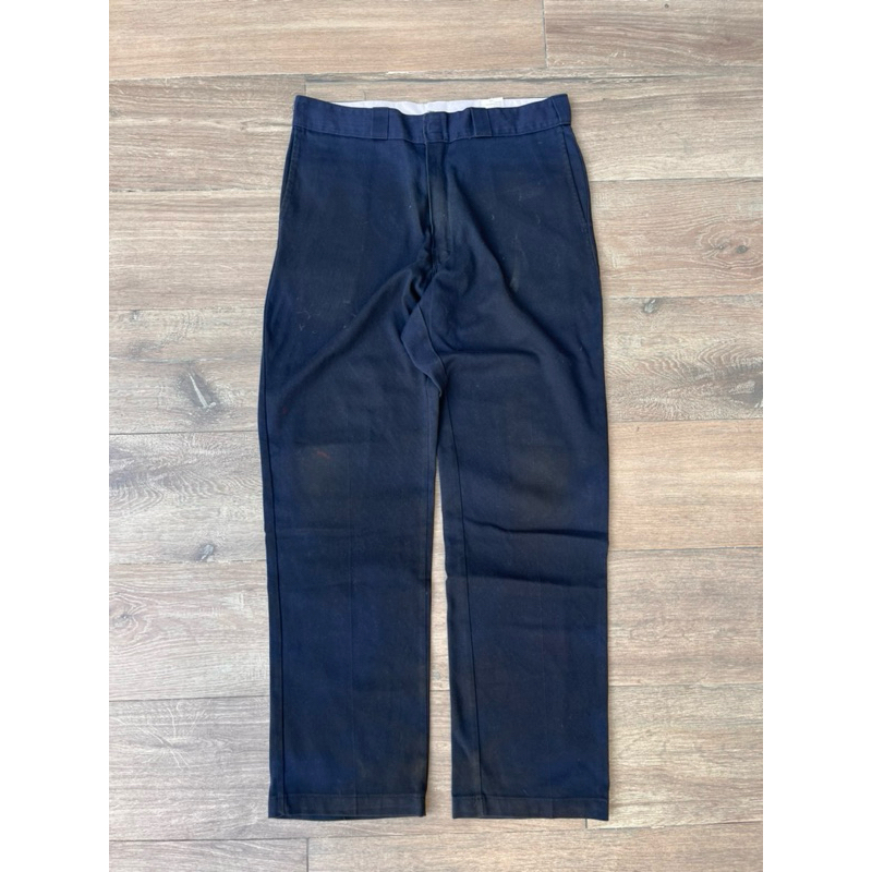 vintage pants dk 874 สีกรม