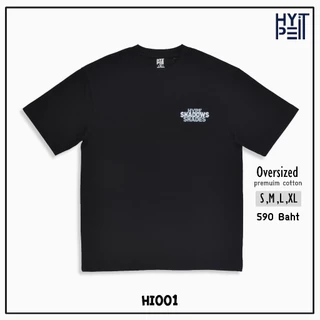 Hype It - Hype Shadow เสื้อยืดแขนสั้นทรง Oversized แบรนด์ Hype It (คอไม่กว้าง ทรงไหล่ตก)