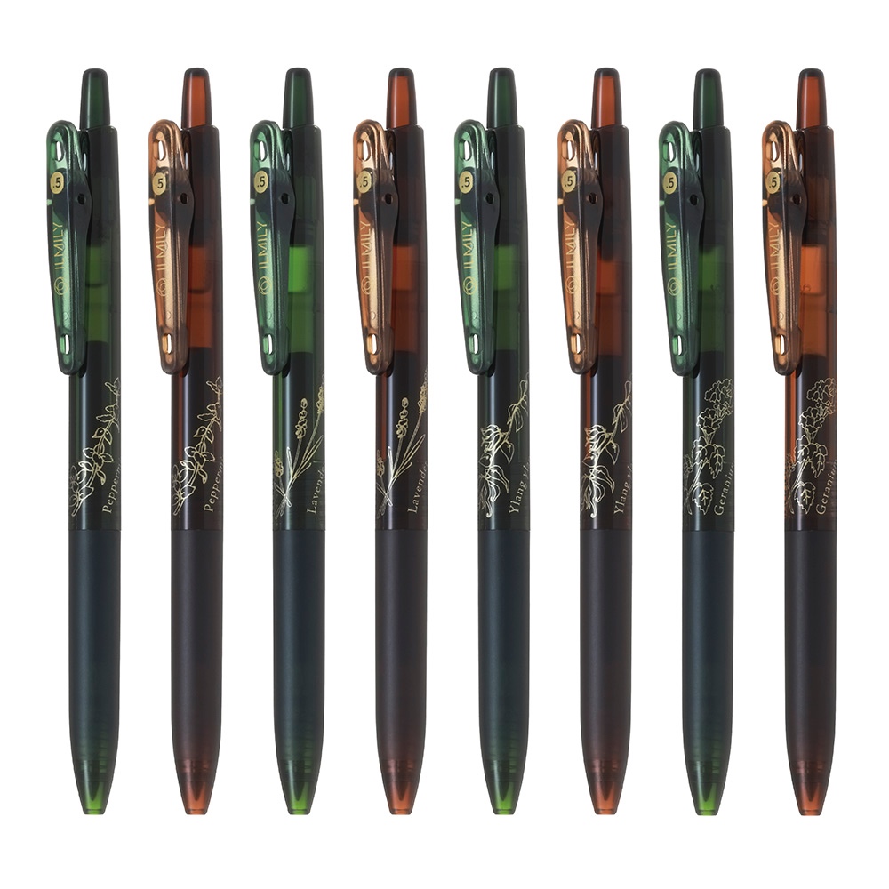 Pilot ILMILY ( I Like Me I Like You) black ink herb scent pen 0.5 I ปากกาเจลหมึกสีดำกลิ่นสมุนไพรขนาด 0.5 มม.
