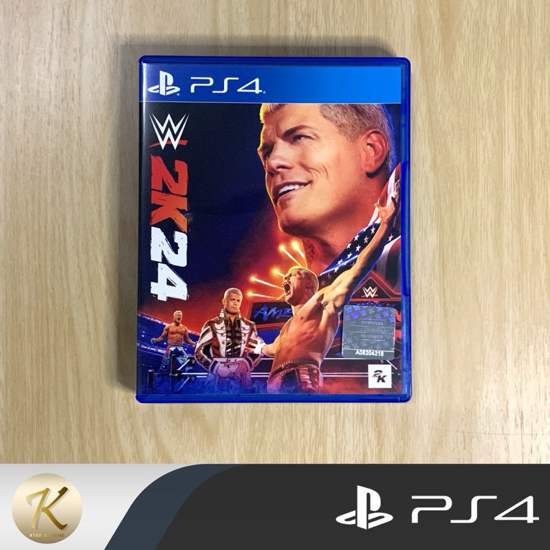 แผ่นเกมส์ PS4 : W2K24 (เกมส์มวยปล้ำ) 📍มือสอง สินค้าพร้อมจัดส่ง