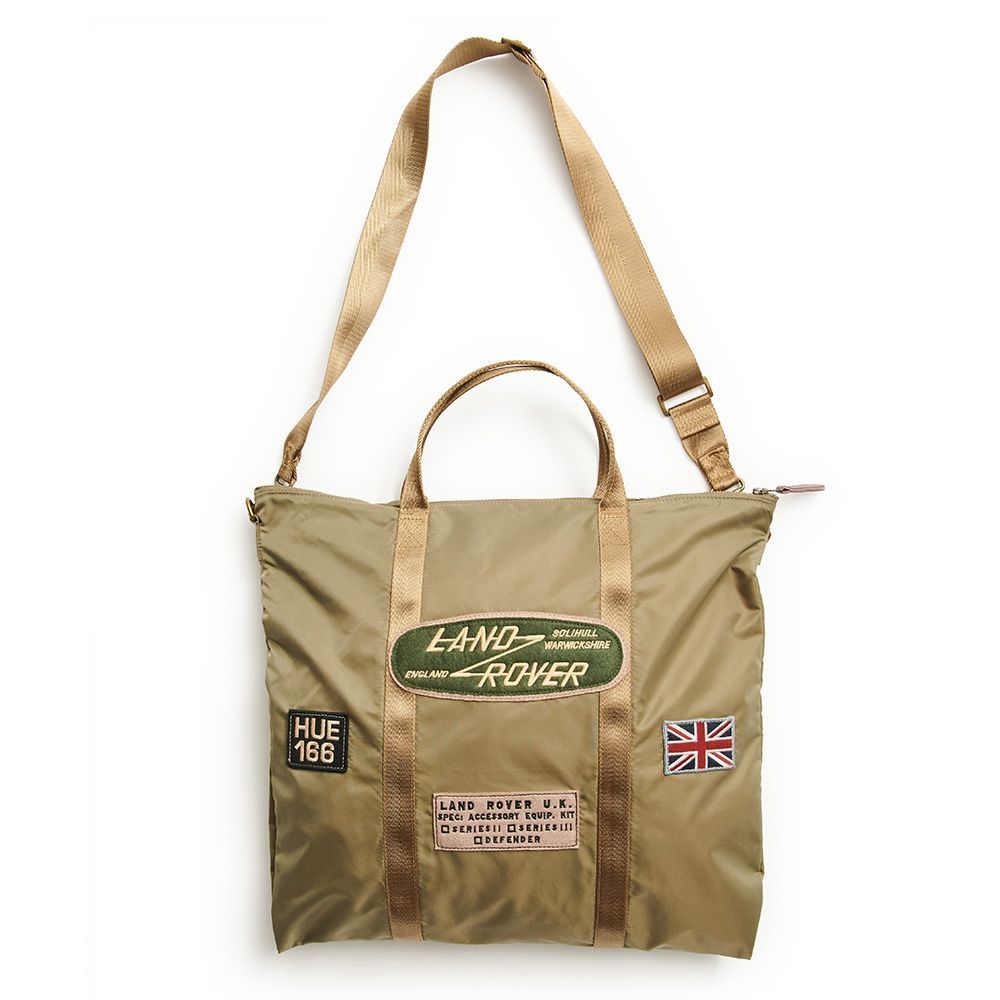 LAND ROVER RED CANOE UTILITY BAG - ARMY GREEN