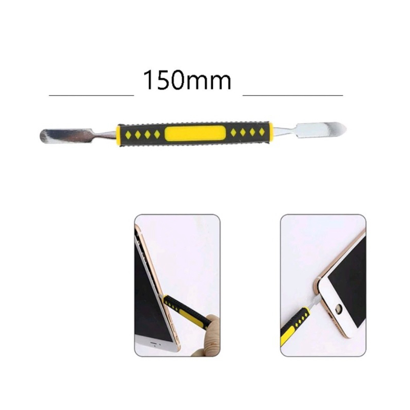 อุปกรณ์แกะมือถือ แกะจอ งัดหน้าจอ ด้ามเหลือง ถอดอุปกรณ์ แท็บเล็ต Notebook ที่งัดโทรศัพย์