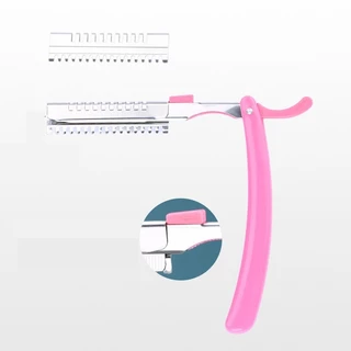 SPACIAL ใบมีดกันคิ้ว 10ชิ้น/กล่อง ใบมีดตัดขนคิ้ว มีดโกนขนนก ใบมีดโกน