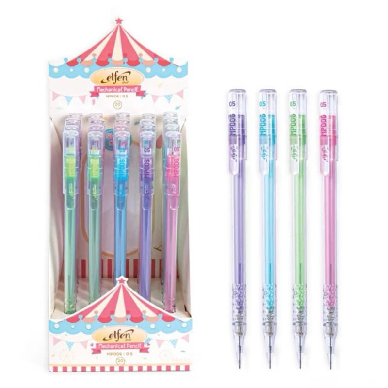 “Elfen” Plus+  ดินสอกด (0.5 mm.) MP006 (กล่อง/20 แท่ง)