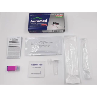 ชุดตรวจไข้เลือดออก Dengue IgG/IgM/NS1 Combo rapid test Auramed