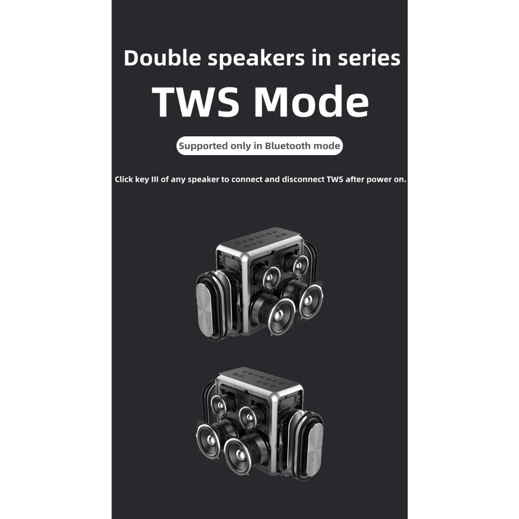 XDOBO King Max 140W ลำโพงไร้สายบลูทู ธ กับ 2 ไมโครโฟนเบสลึก TWS โหมดลำโพงกันน้ำกลางแจ้งลำโพงในร่ม