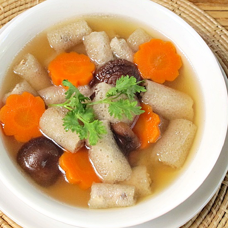 เยื่อไผ่แห้ง เห็ดเยื่อไผ่อย่างดี สำหรับทำอาหาร เยื่อไผ่ ปริมาณ 100 กรัม ราคา ถูกที่สุด ดีลบีเคเค แกลเลอรีภาพที่ 4