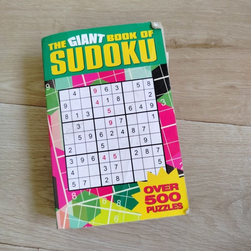 THE GIANT Book of SUDOKO ✅Over 500 Puzzle