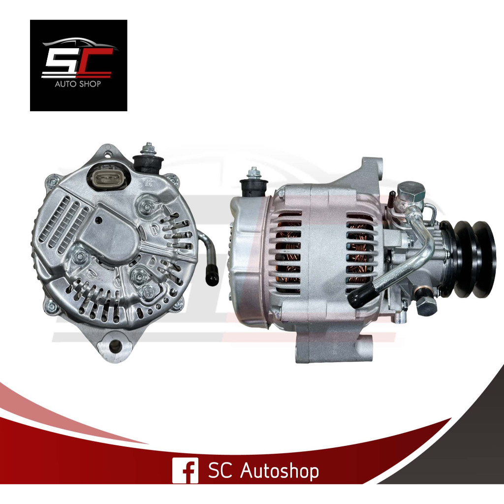 ไดชาร์จ (โตโยต้า) TOYOTA HIACE รถตู้หัวจรวด เครื่อง 3L, 5L ปลั๊กรี มีปั้ม 12V 120A สินค้าใหม่100%