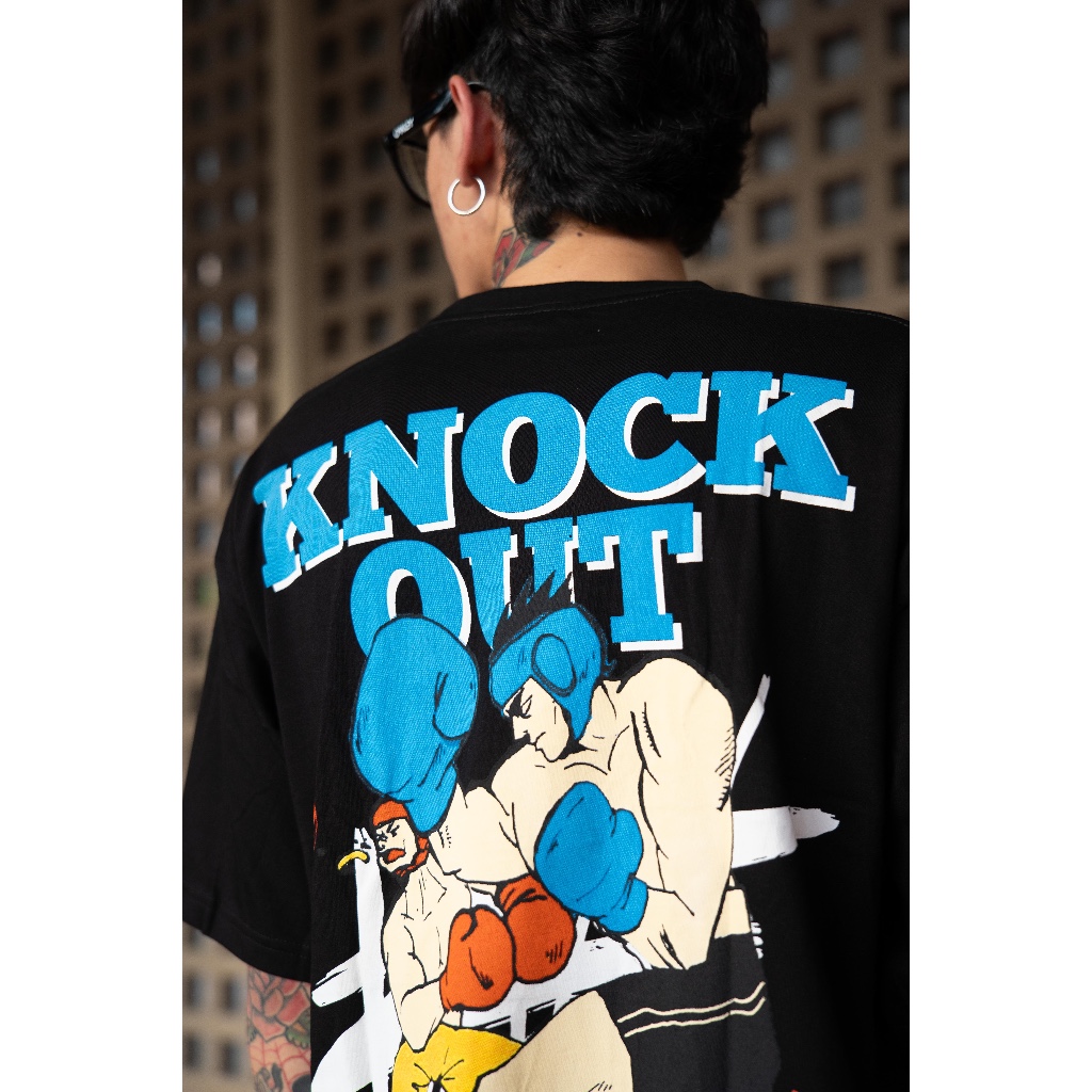 NapsCoffeeRoasters_เสื้อOversize_ลายKnockOut