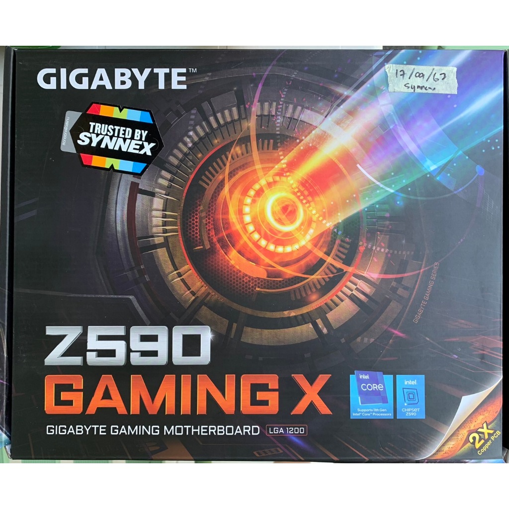 MAINBOARD (เมนบอร์ด) 1200 GIGABYTE Z590 GAMING X มือสอง