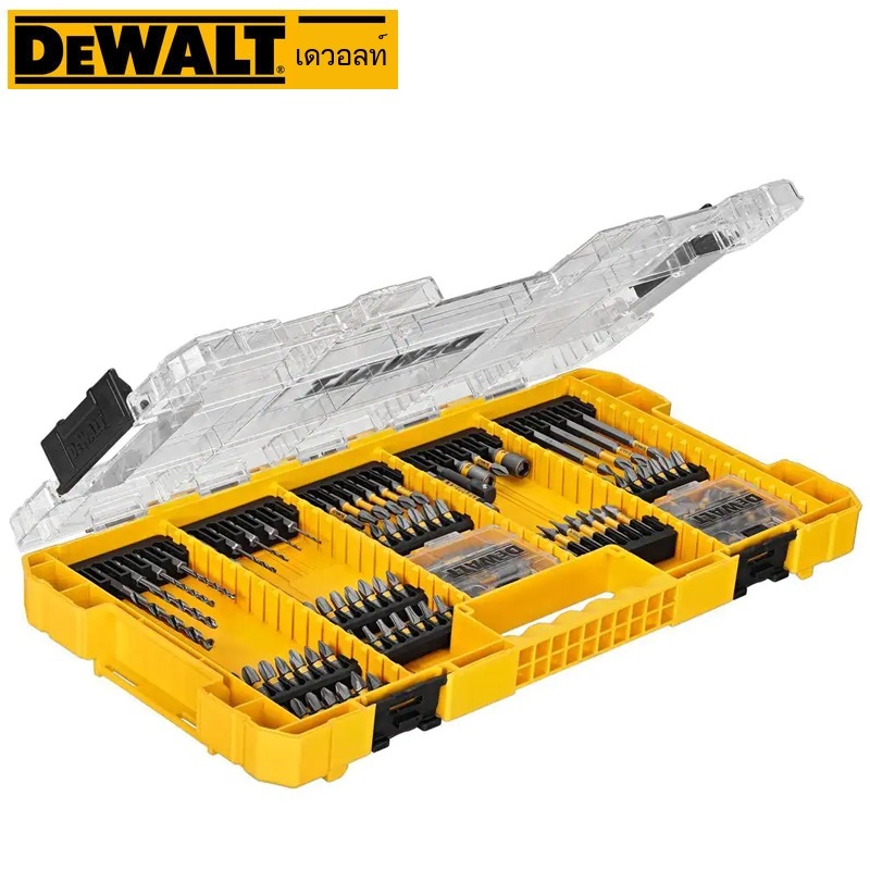Dewei กล่องเก็บชิ้นส่วนกล่องเครื่องมือ tstak แบบซ้อนกันแบบฝังหัวสว่าน dt70801