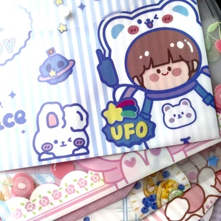 📂🌈รวมแฟ้มซองกระดุมใส่เอกสาร ซองเอกสารA4📌แฟ้มกระดุม ✔️พร้อมส่งในไทย กระเป๋าดินสอใส่เครื่องเขียน