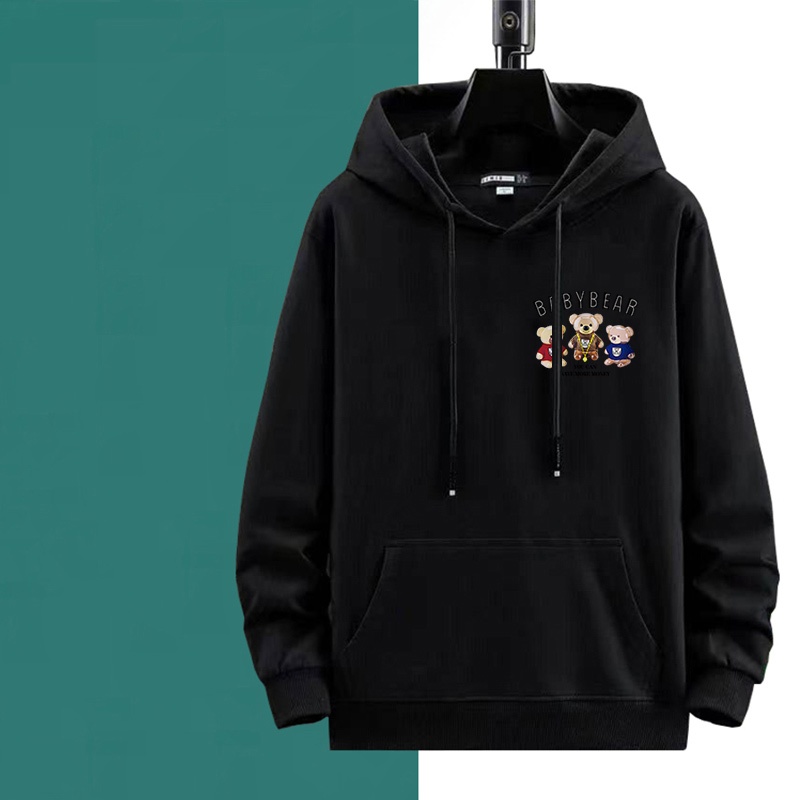 BK-774-LONG เสื้อแขนยาวมีฮู้ตลายสำหรับคริสต์มาส แฟชั่นตามฤดูกาล หญิง-ชายใส่ได้หมด