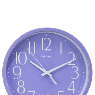 RHYTHM นาฬิกาแขวนผนัง ขอบพลาสติก หน้าปัดสี 22.3 ซม. ดีไซน์มินิมอล - CMG625NR