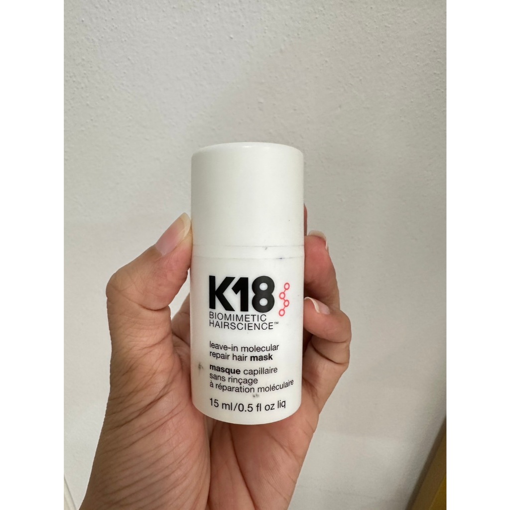 K18 Biomimetic Hairscience Leave-In Molecular Repair Hair Mask 15 ml