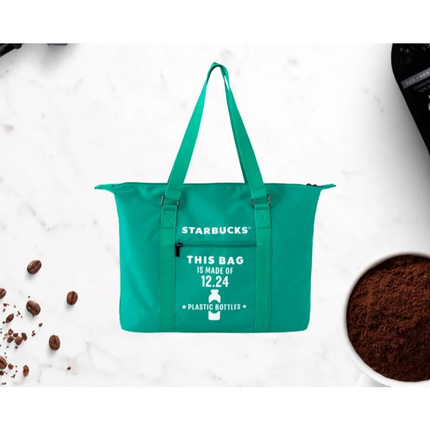 Starbucks Tote, Mesh Bag, Travelling Bag  กระเป๋าสตาร์บัคส์ Cloth Bag