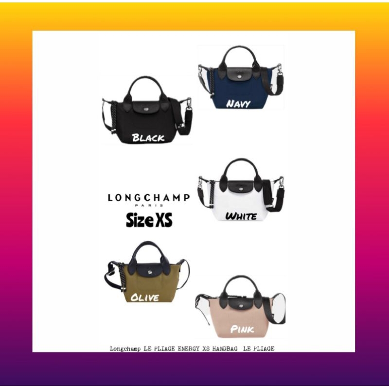 🔥พร้อมส่ง🔥กระเป๋าถือ/สะพาย💕Longchamp LE PLIAGE ENERGY XS HANDBAG  LE PLIAGE💕