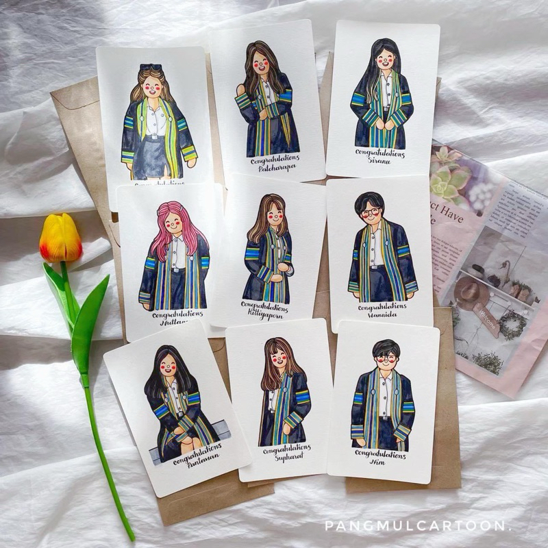 การ์ดของขวัญวันเกิด วันครบรอบ วันรับปริญญา วันปัจฉิม