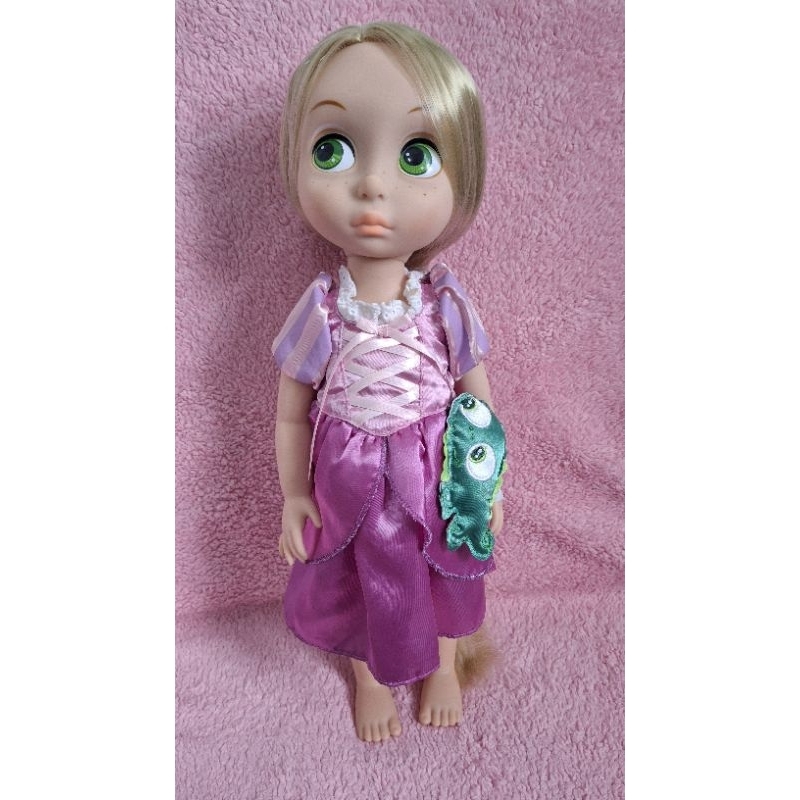 ตุ๊กตา Disney Animator doll (AMT) Rapunzel เจ้าหญิงราพันเซล และกิ้งก่า 16" นิ้วแท้ 100%