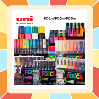 Uni posca PC-1M, PC-1MR, PC-3M, PC-5M PACK 8 / PACK 16