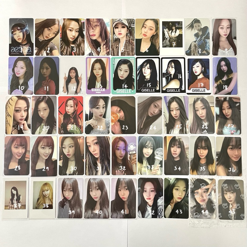 [เติมของ ] Photocard Giselle การ์ด จีเซล | ของแท้ ออฟฟิเชียล official